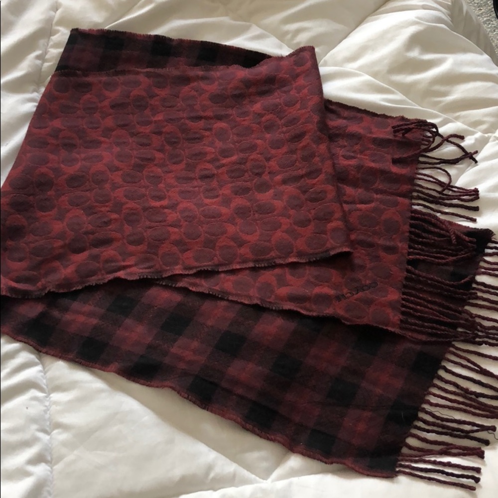 Coach wool scarf